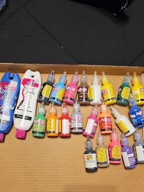 Fabric Paint Bundle 🎨 Tulip Soft Matte + Puffy Paint Assorted Colors Lot